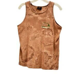 Men's CH Apparel Hawaii Island Paradise Tank Top Custom Bleach Dye Size M
